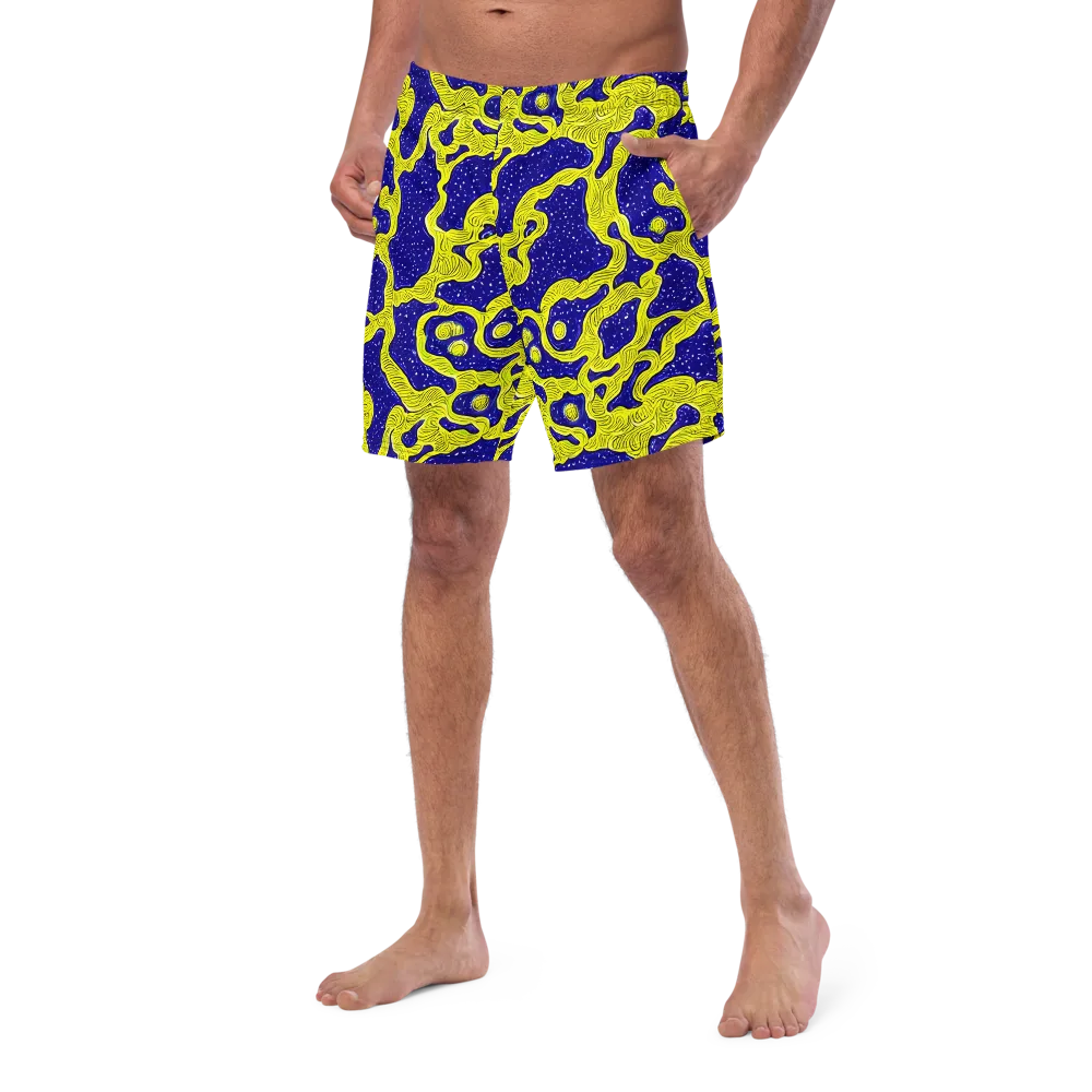 Sunlit Spiral on Swim Trunks — Left Front