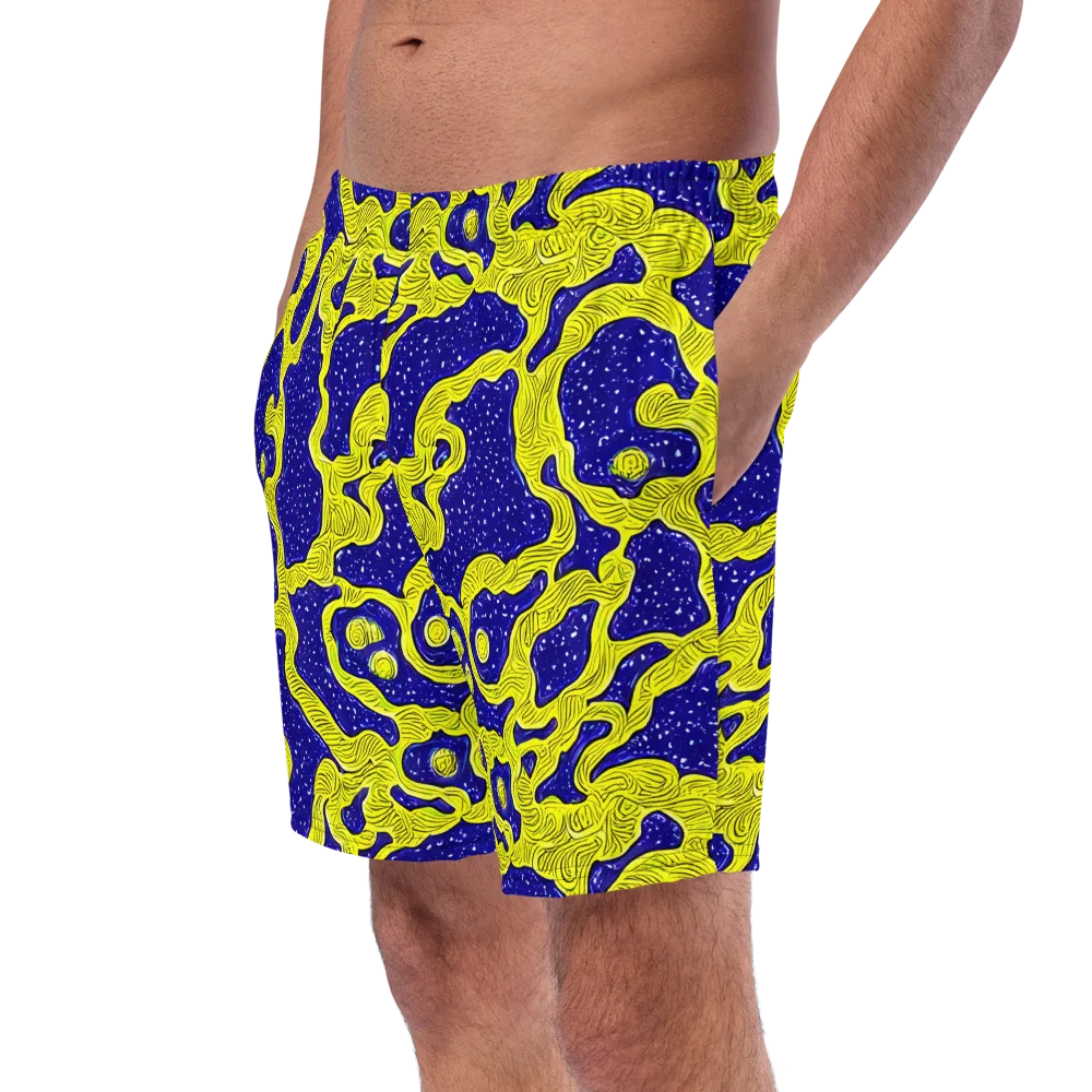 Sunlit Spiral on Swim Trunks — Left Front