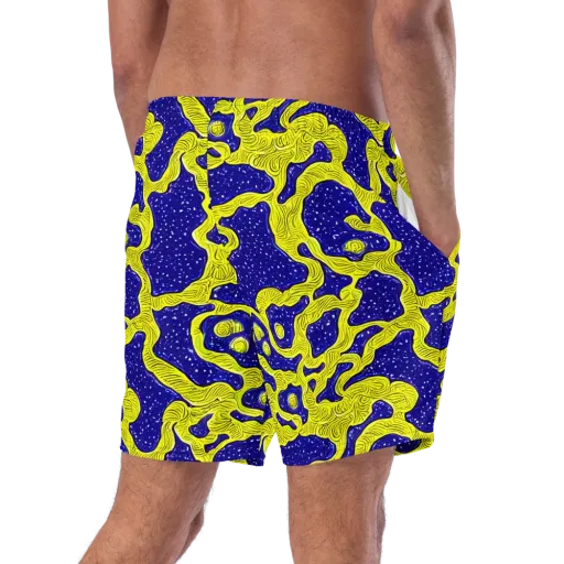 Sunlit Spiral on a Swim Trunks