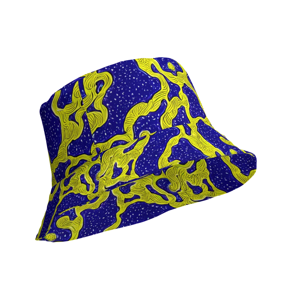 Sunlit Spiral on Reversible Bucket Hat — Product details Outside