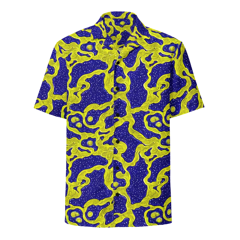 Sunlit Spiral on Button Shirt — Front