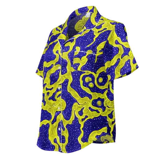 Sunlit Spiral on a Women's Short Sleeve Pajama Top