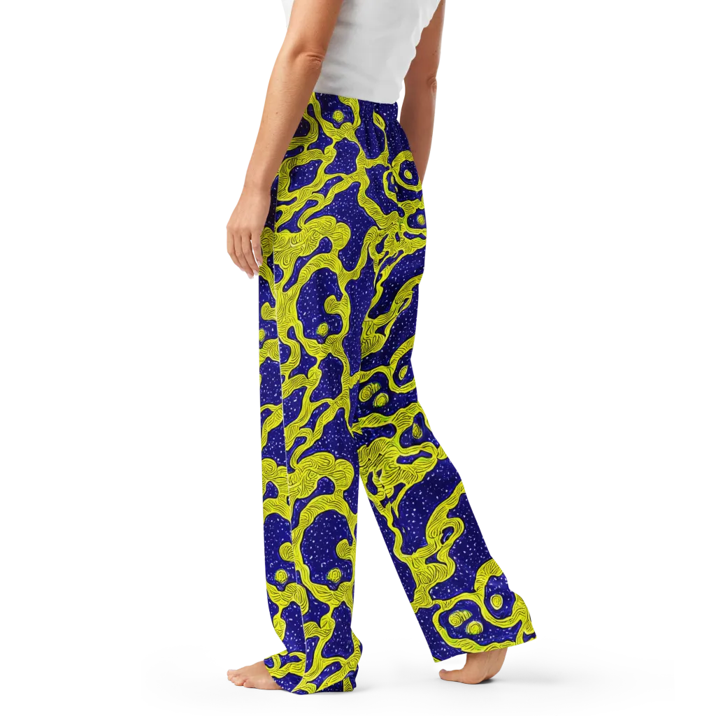 Sunlit Spiral on Women's Pajama Pants — Left