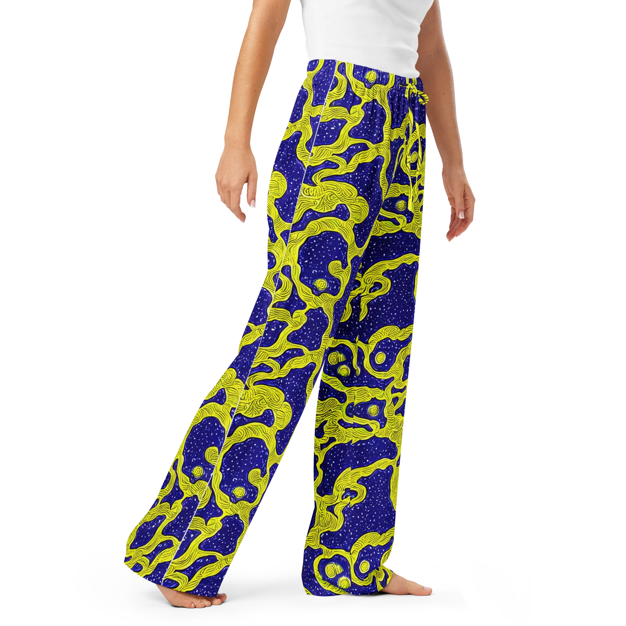 Sunlit Spiral on Women's Pajama Pants — Right Front