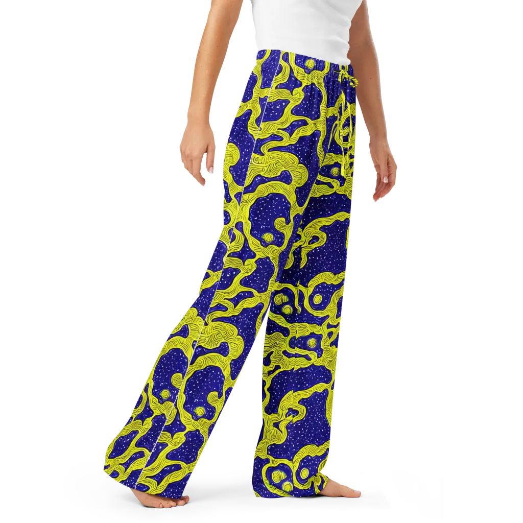 Sunlit Spiral on Women's Pajama Pants — Right Front