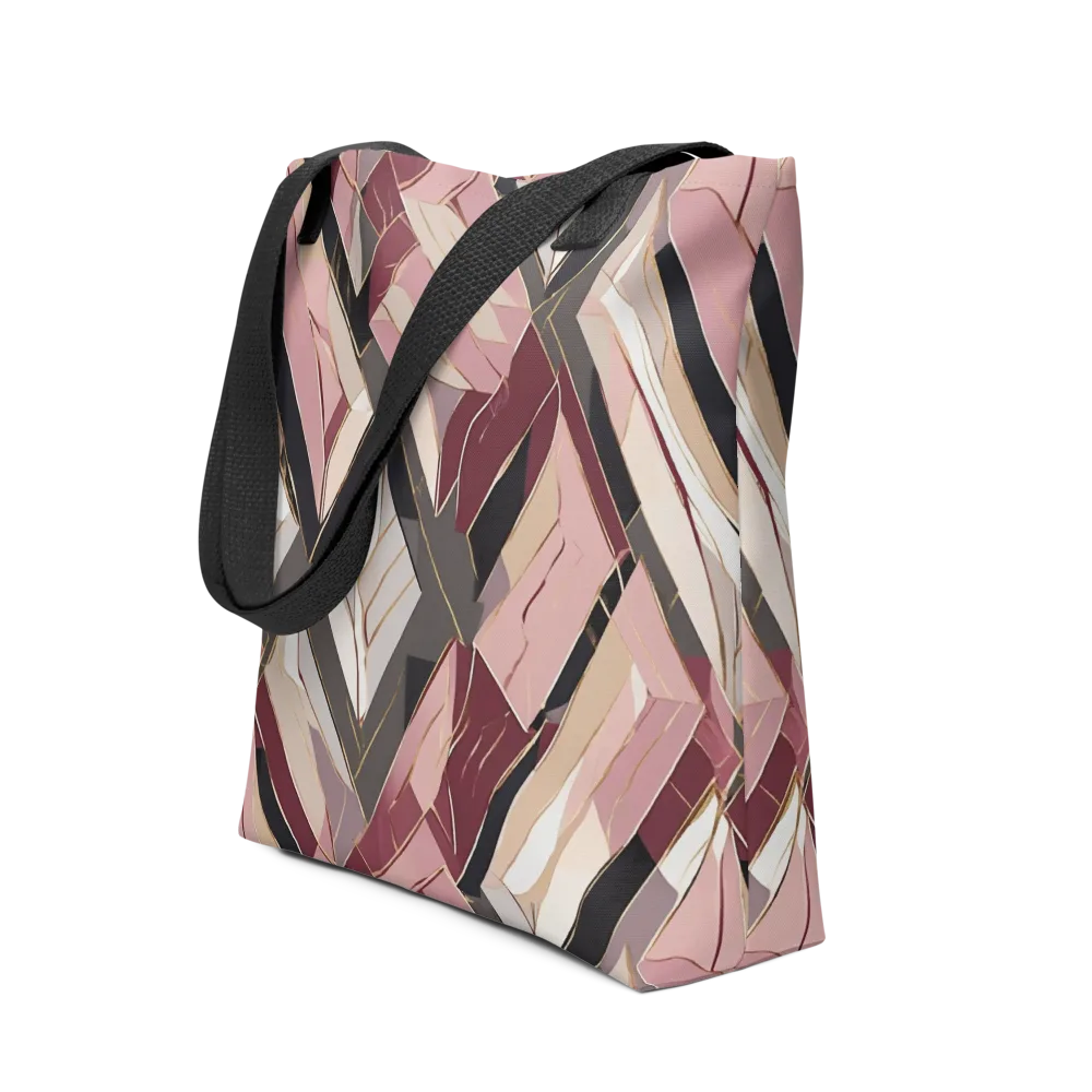 Rose Quartz Angles on Tote Bag — Front