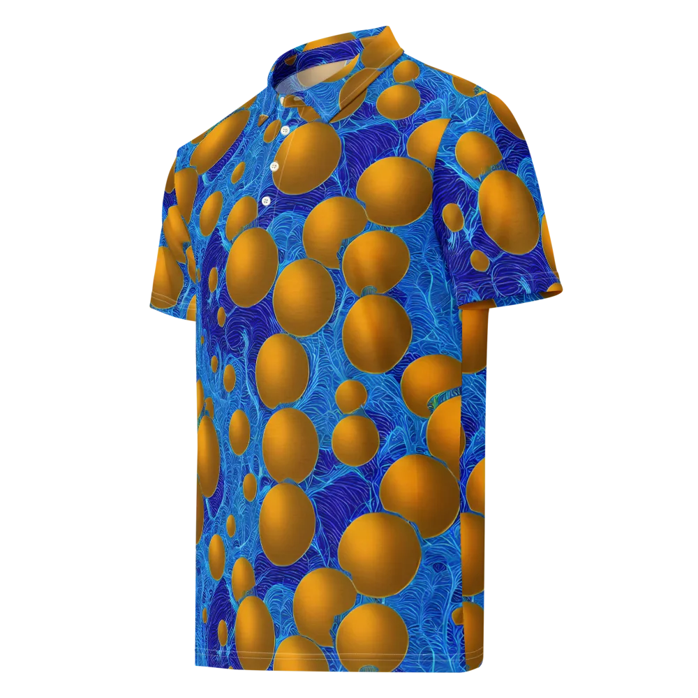 Remnev Reverie on Men's Slim Fit Polo Shirt — Left Front