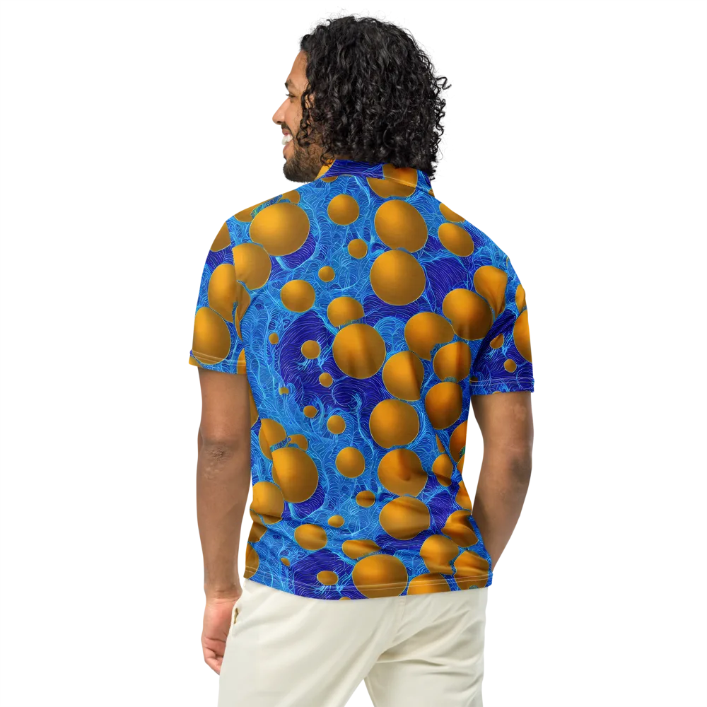 Remnev Reverie on Men's Slim Fit Polo Shirt — Back