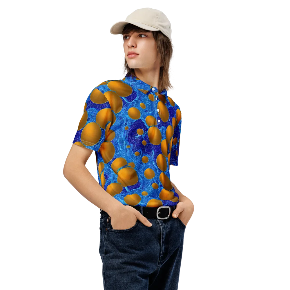Remnev Reverie on Men's Slim Fit Polo Shirt — Right Front