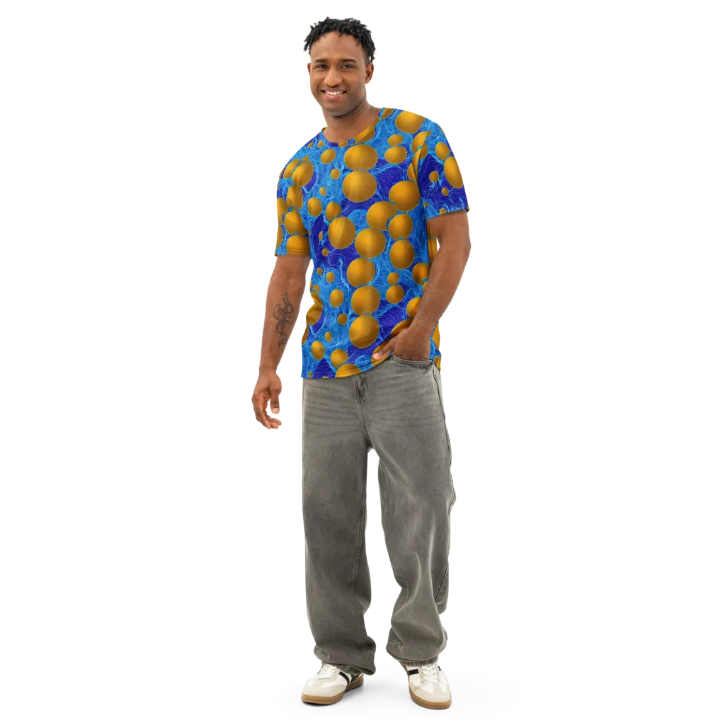 Remnev Reverie on Men's Cotton Crew Neck T-Shirt — Front