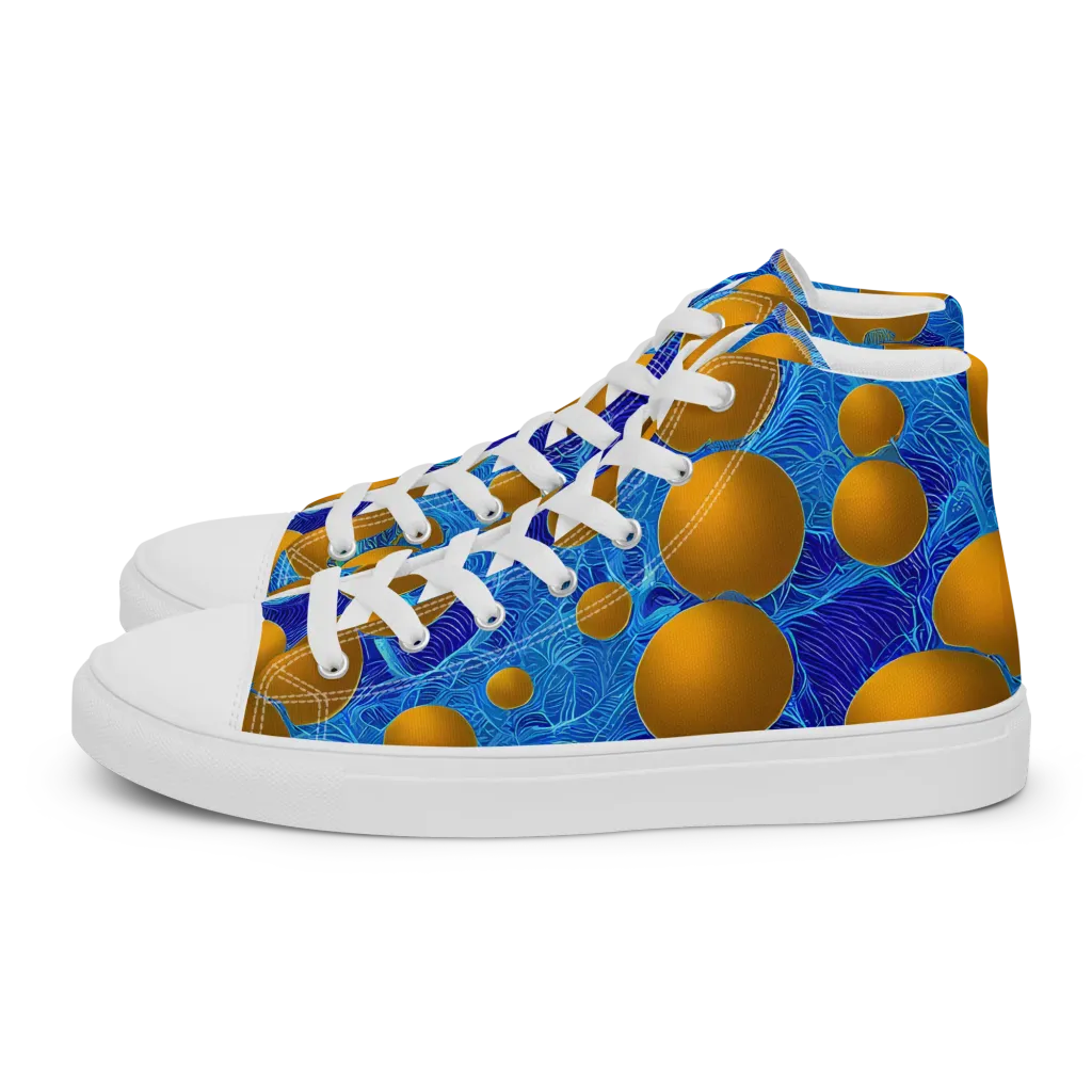 Remnev Reverie on Women's High Top Canvas Shoes — Left
