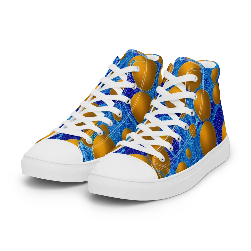 Remnev Reverie on Women's High Top Canvas Shoes — Left Front