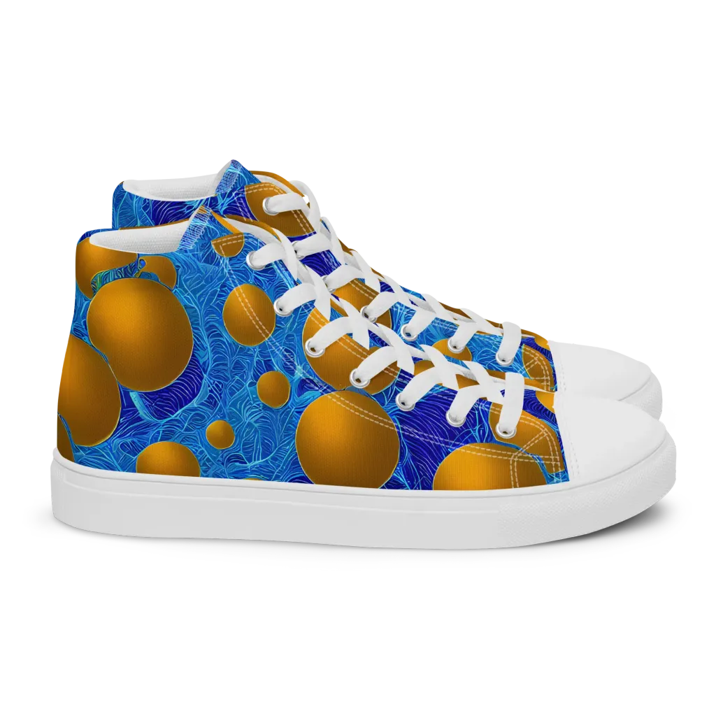 Remnev Reverie on Women's High Top Canvas Shoes — Right