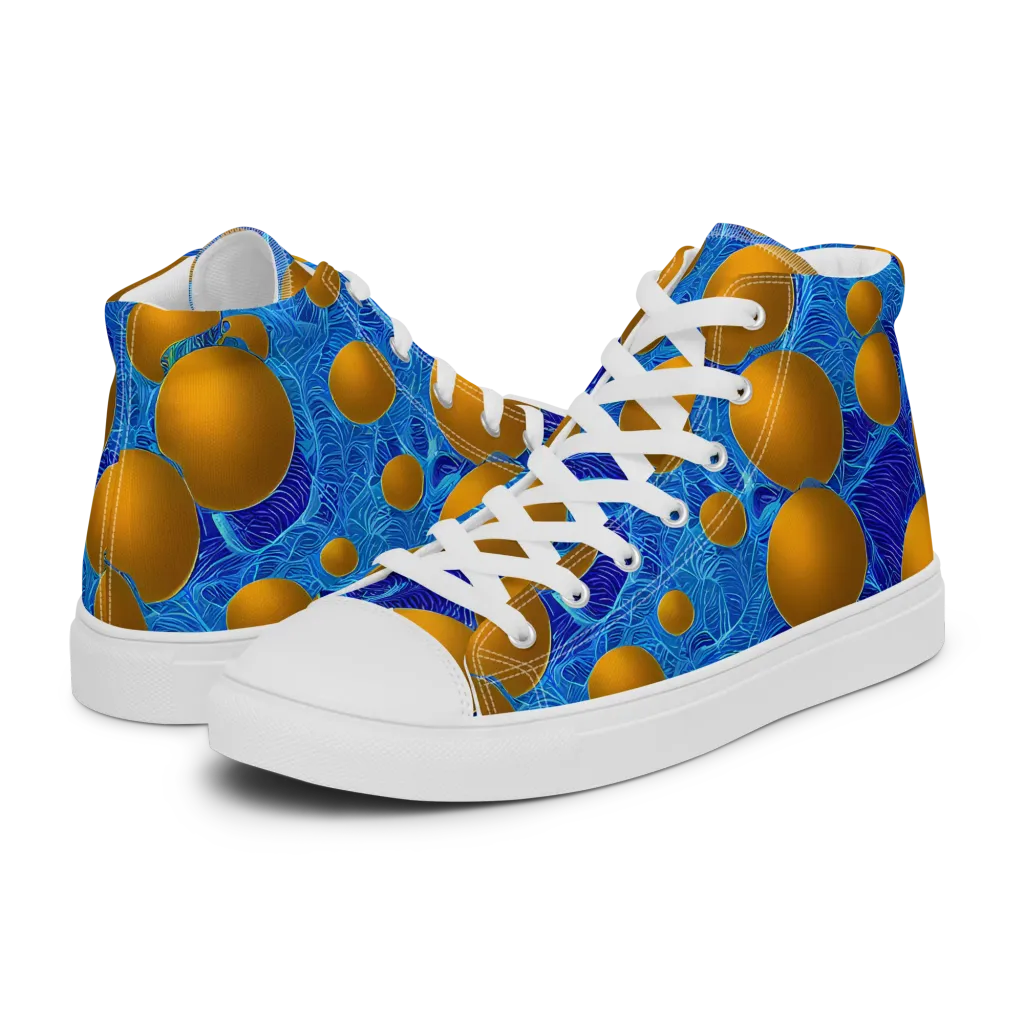 Remnev Reverie on Women's High Top Canvas Shoes — Left
