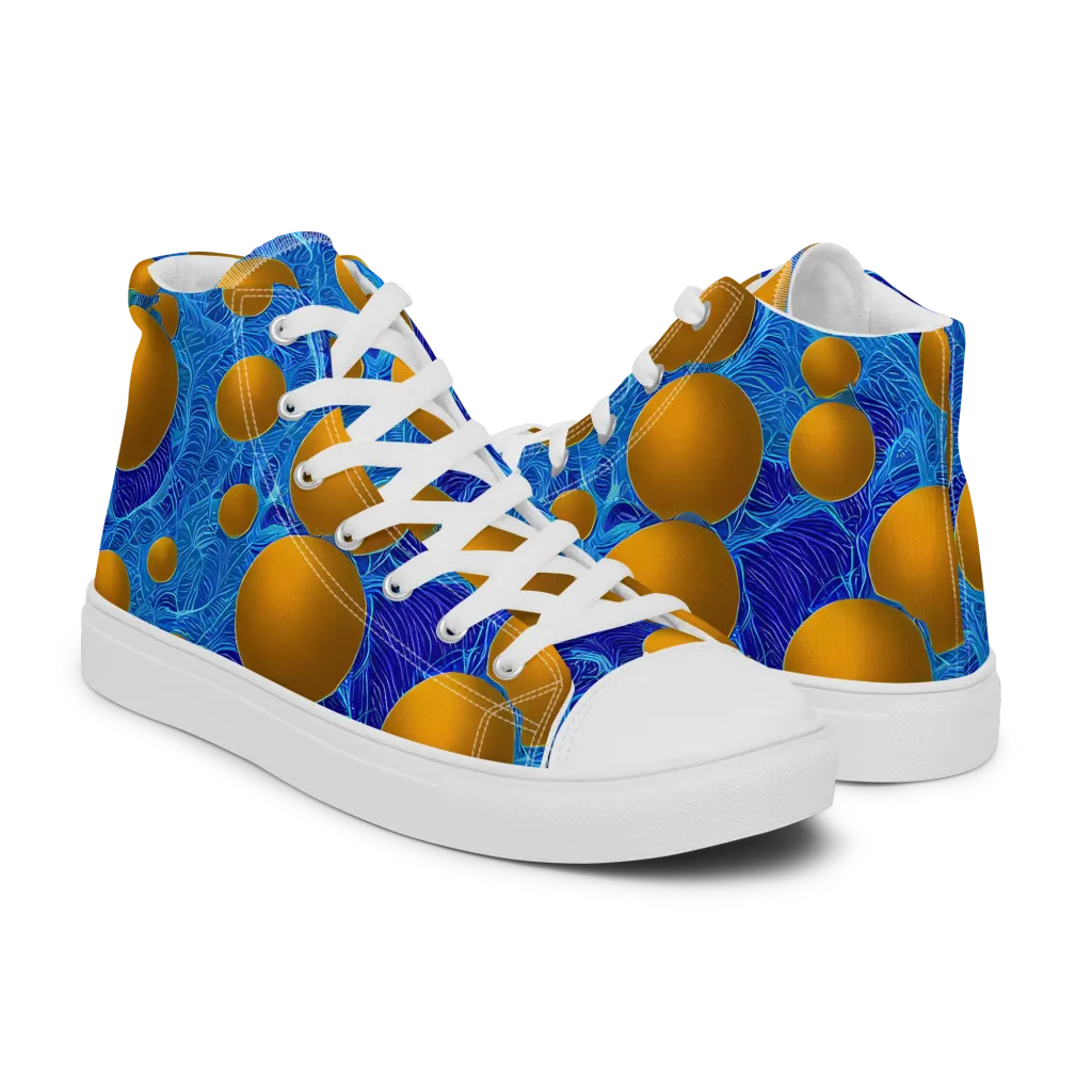 Remnev Reverie on Women's High Top Canvas Shoes — Right