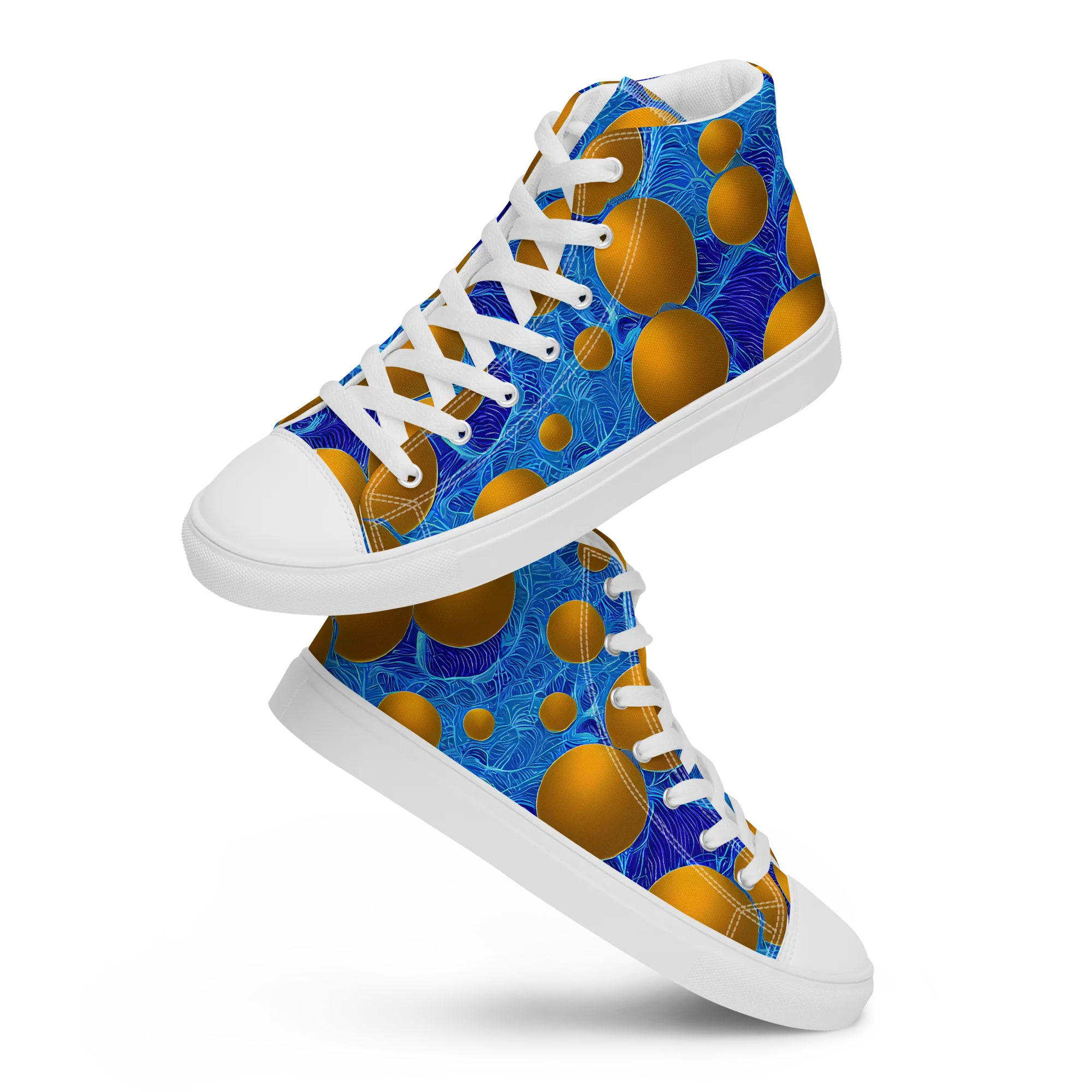 Remnev Reverie on Women's High Top Canvas Shoes — Front