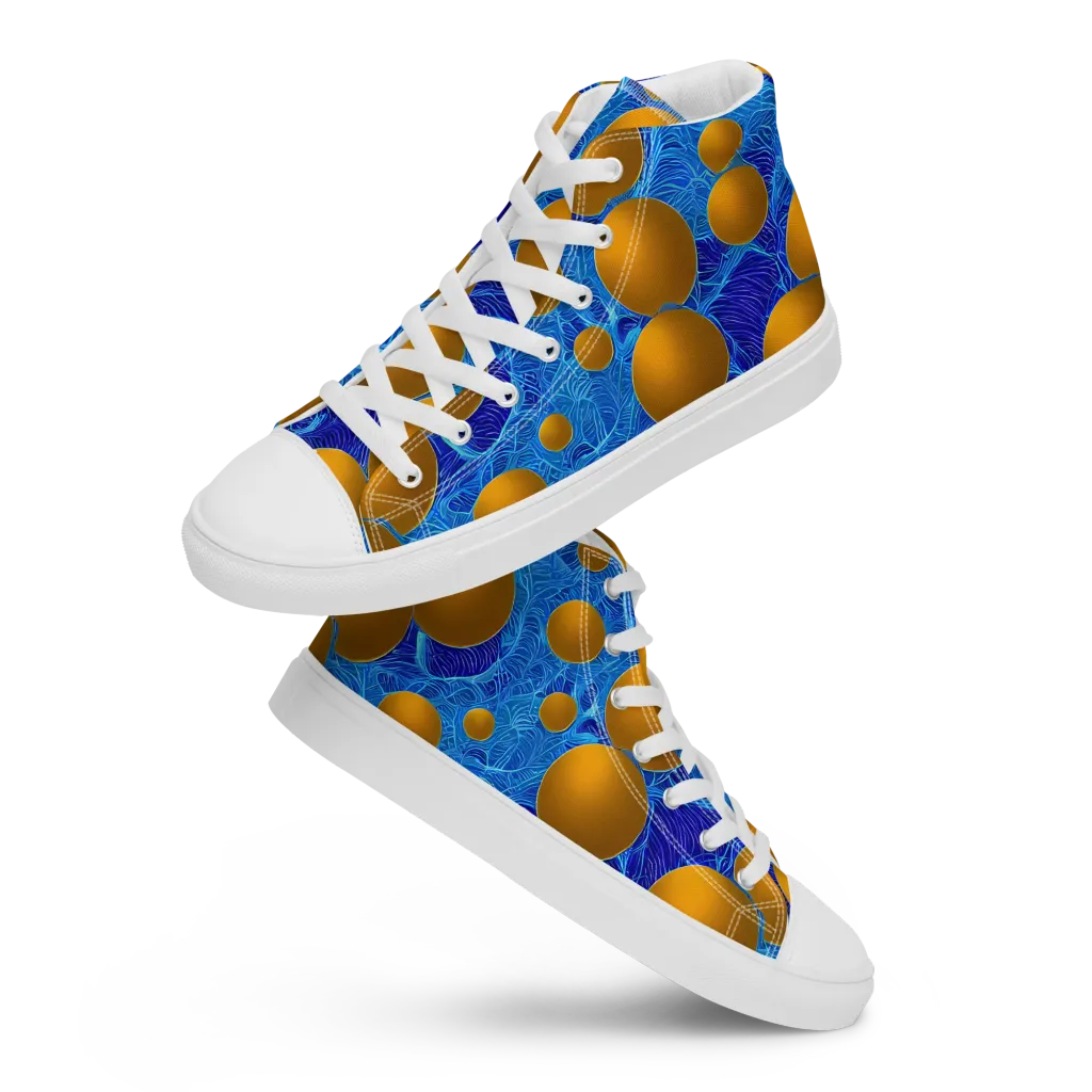 Remnev Reverie on Women's High Top Canvas Shoes — Front