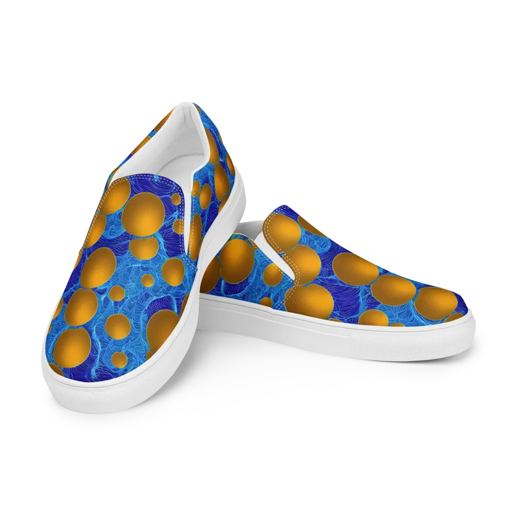 Remnev Reverie on Men's Slip-On Canvas Shoes — Left Front