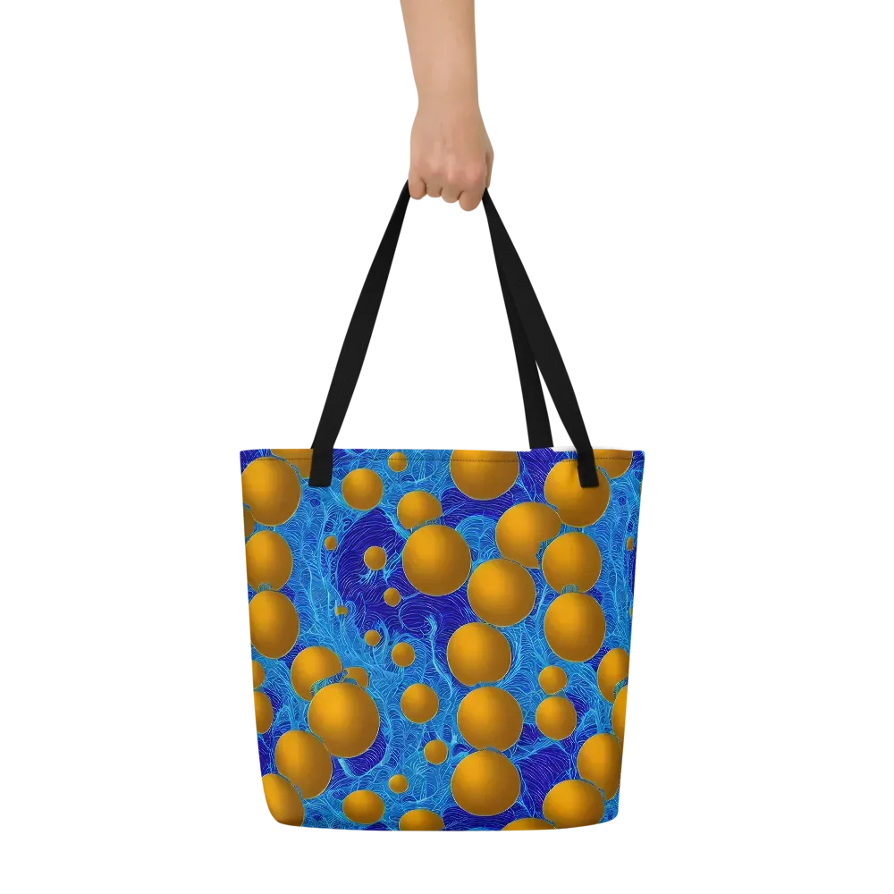 Remnev Reverie on Large Tote Bag W/ Pocket — Front