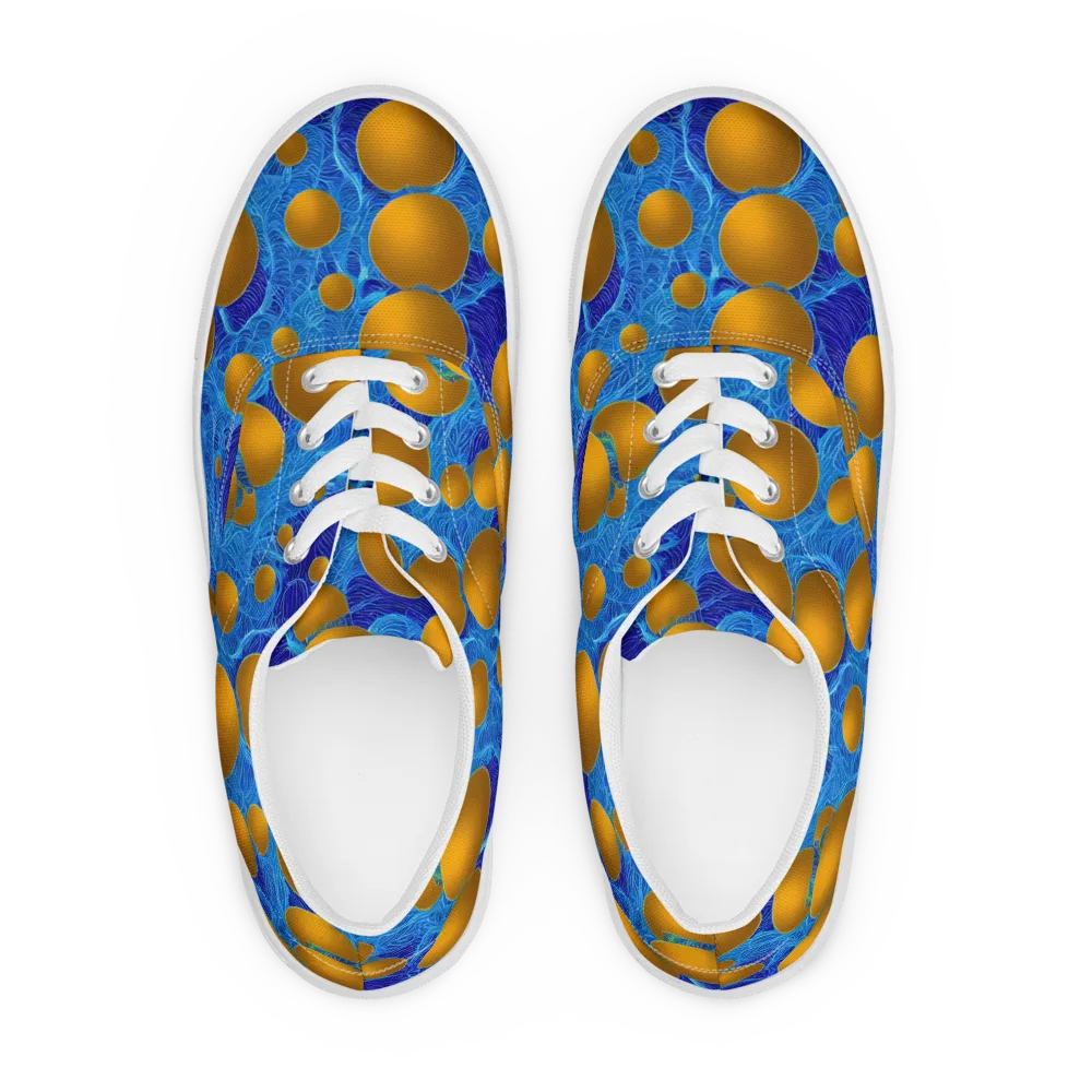 Remnev Reverie on Men's Lace-Up Canvas Shoes — Front