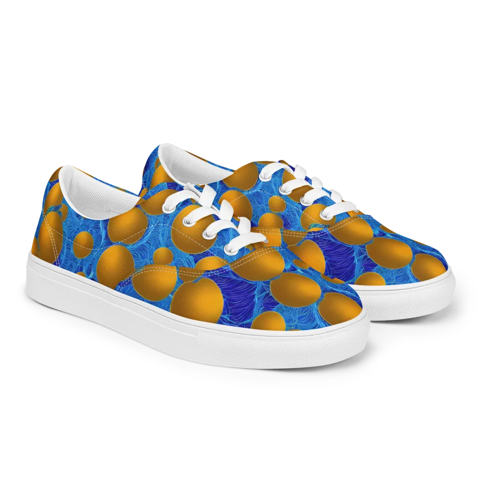 Remnev Reverie on Men's Lace-Up Canvas Shoes — Right Front