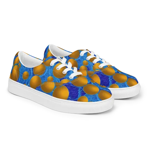 Remnev Reverie on a Men's Lace-Up Canvas Shoes