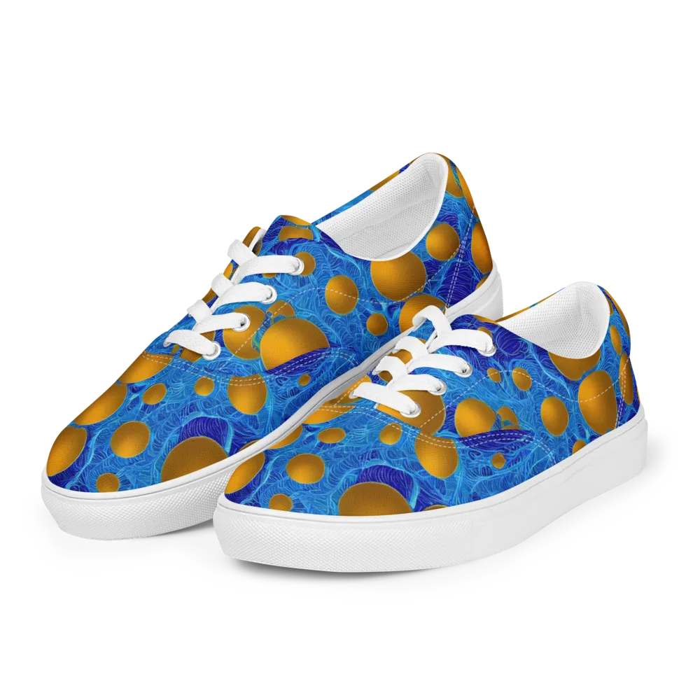 Remnev Reverie on Men's Lace-Up Canvas Shoes — Left Front