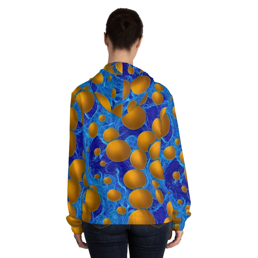 Remnev Reverie on Women's Full-Zip Hoodie — Back On Person