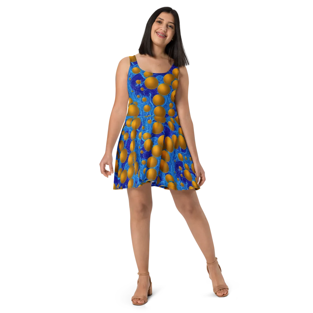 Remnev Reverie on Skater Dress — Front
