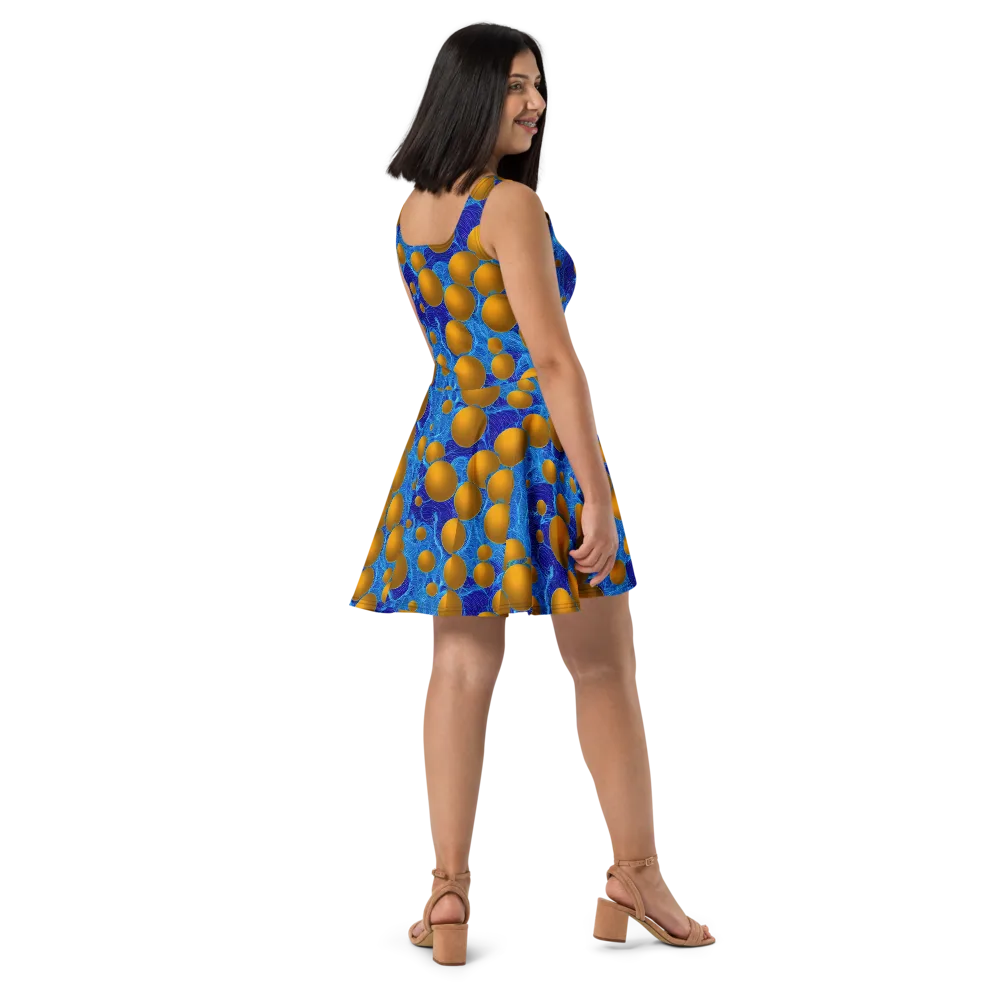 Remnev Reverie on Skater Dress — Right