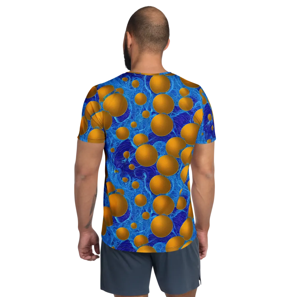 Remnev Reverie on Men's Athletic T-Shirt — Back