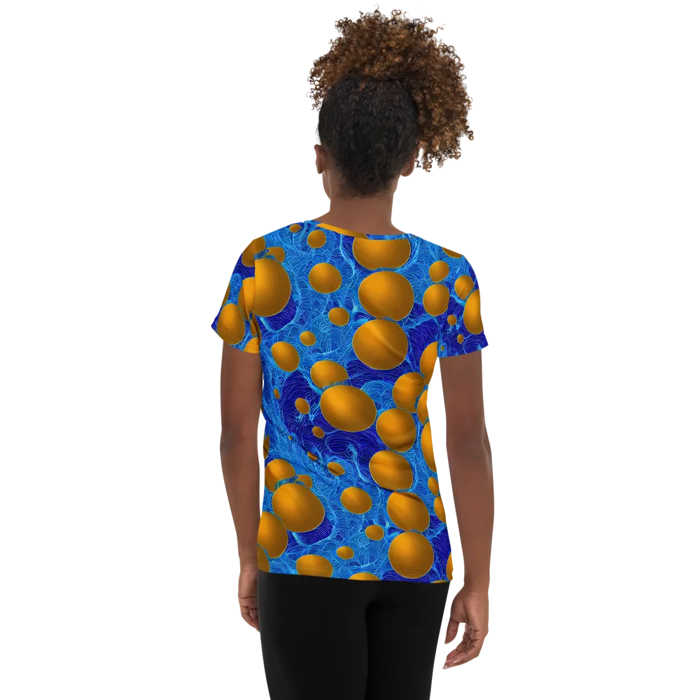 Remnev Reverie on Women's Athletic T-Shirt — Back