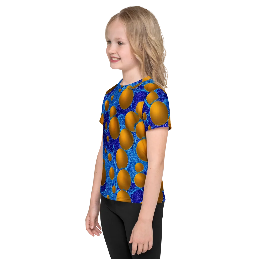 Remnev Reverie on Kids Crew Neck T-Shirt — Left