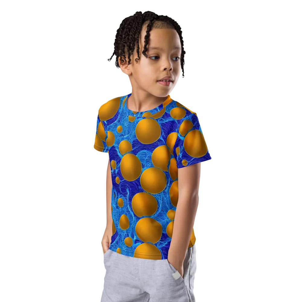 Remnev Reverie on Kids Crew Neck T-Shirt — Left Front