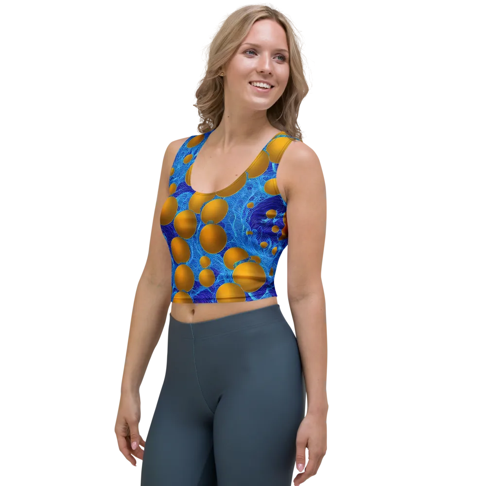 Remnev Reverie on Crop Top — Left Front
