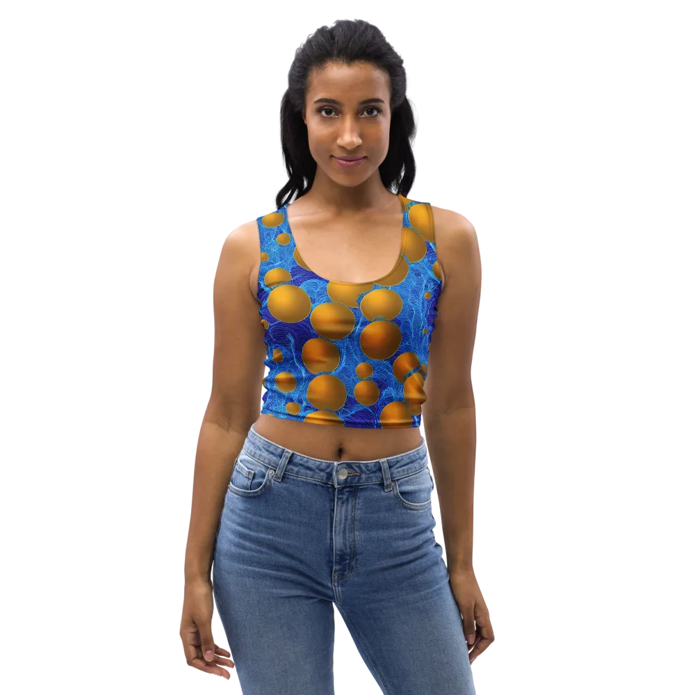 Remnev Reverie on Crop Top — Front