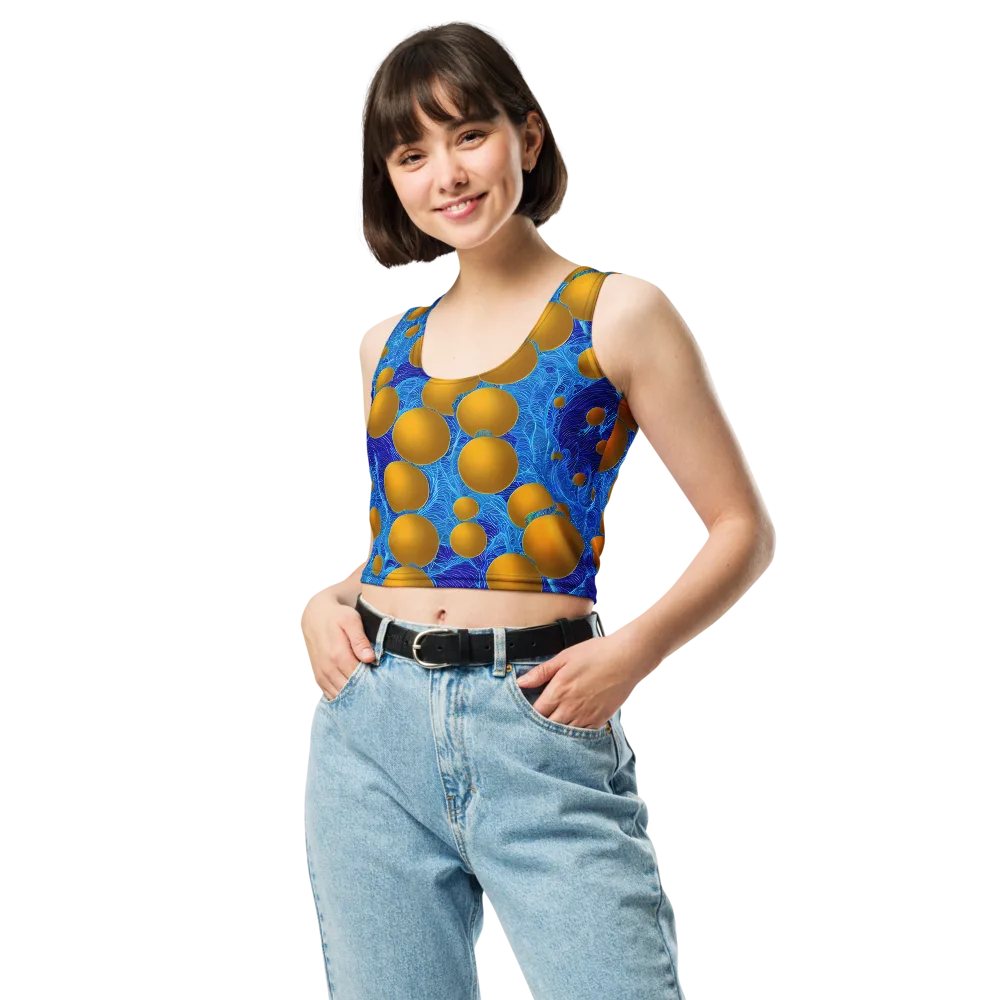 Remnev Reverie on Crop Top — Front