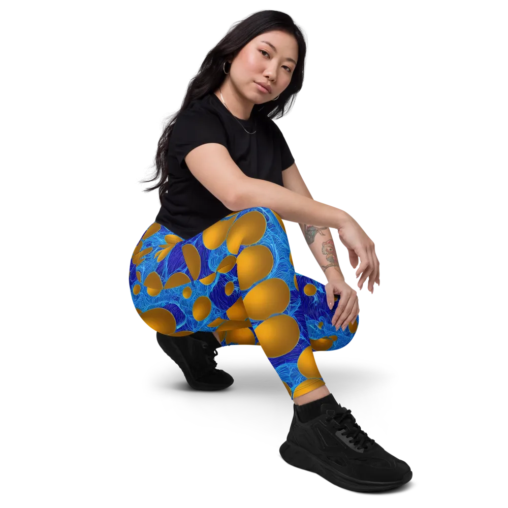 Remnev Reverie on Leggings with Pockets — Right Front