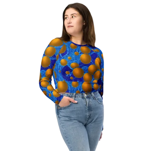 Remnev Reverie on a Long Sleeve Crop Top