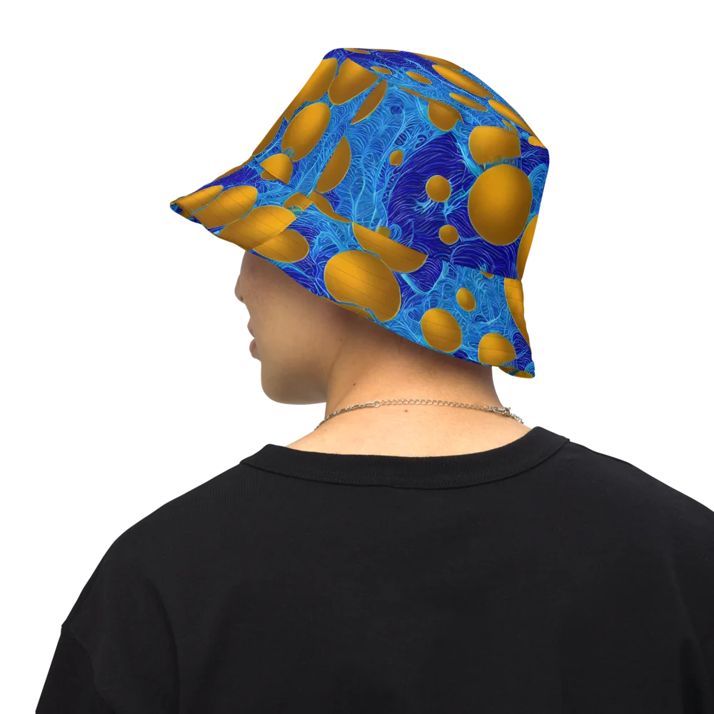 Remnev Reverie on Reversible Bucket Hat — Back Inside