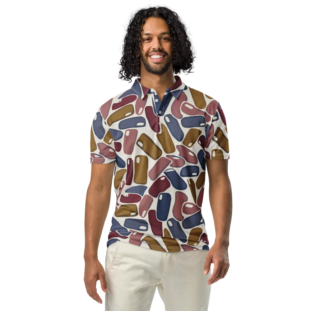 Chromatic Capsules on Men's Slim Fit Polo Shirt — Front