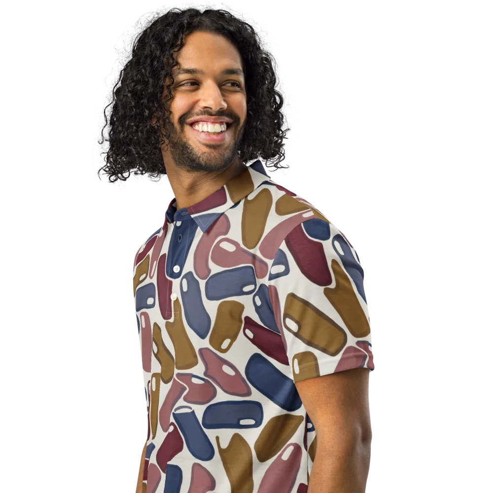 Chromatic Capsules on Men's Slim Fit Polo Shirt — Left Front