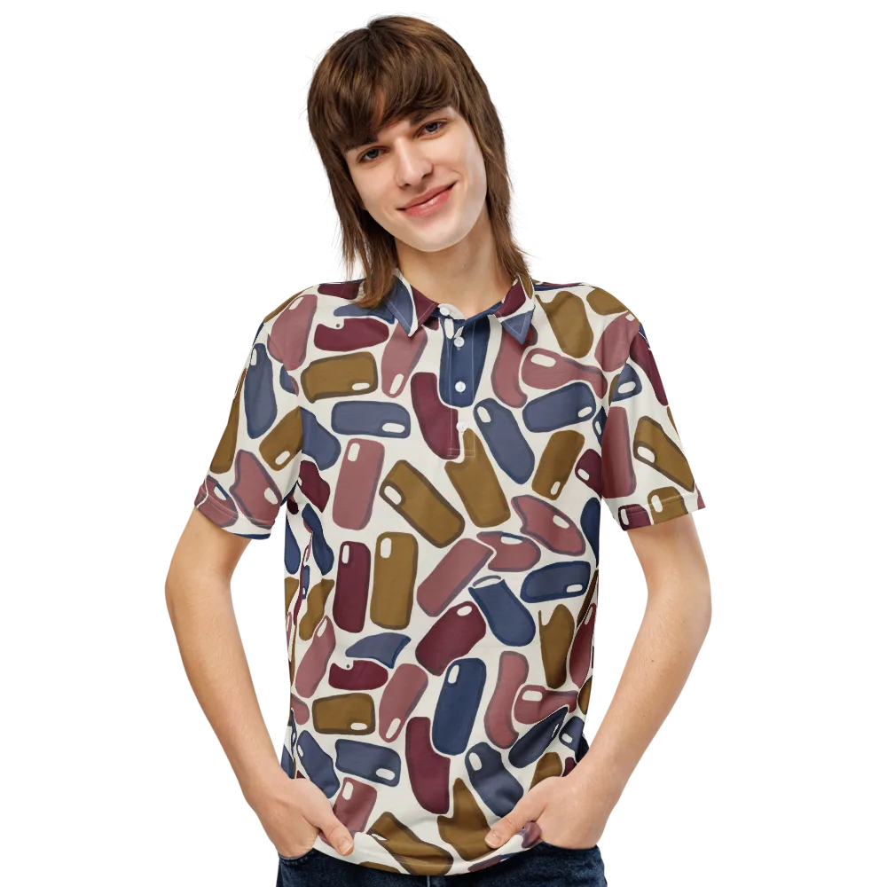 Chromatic Capsules on Men's Slim Fit Polo Shirt — Front