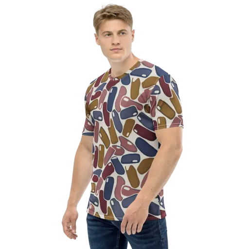 Chromatic Capsules on a Men's Crew Neck T-Shirt