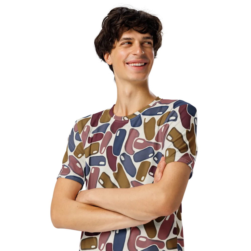 Chromatic Capsules on Men's Crew Neck T-Shirt — Left Front