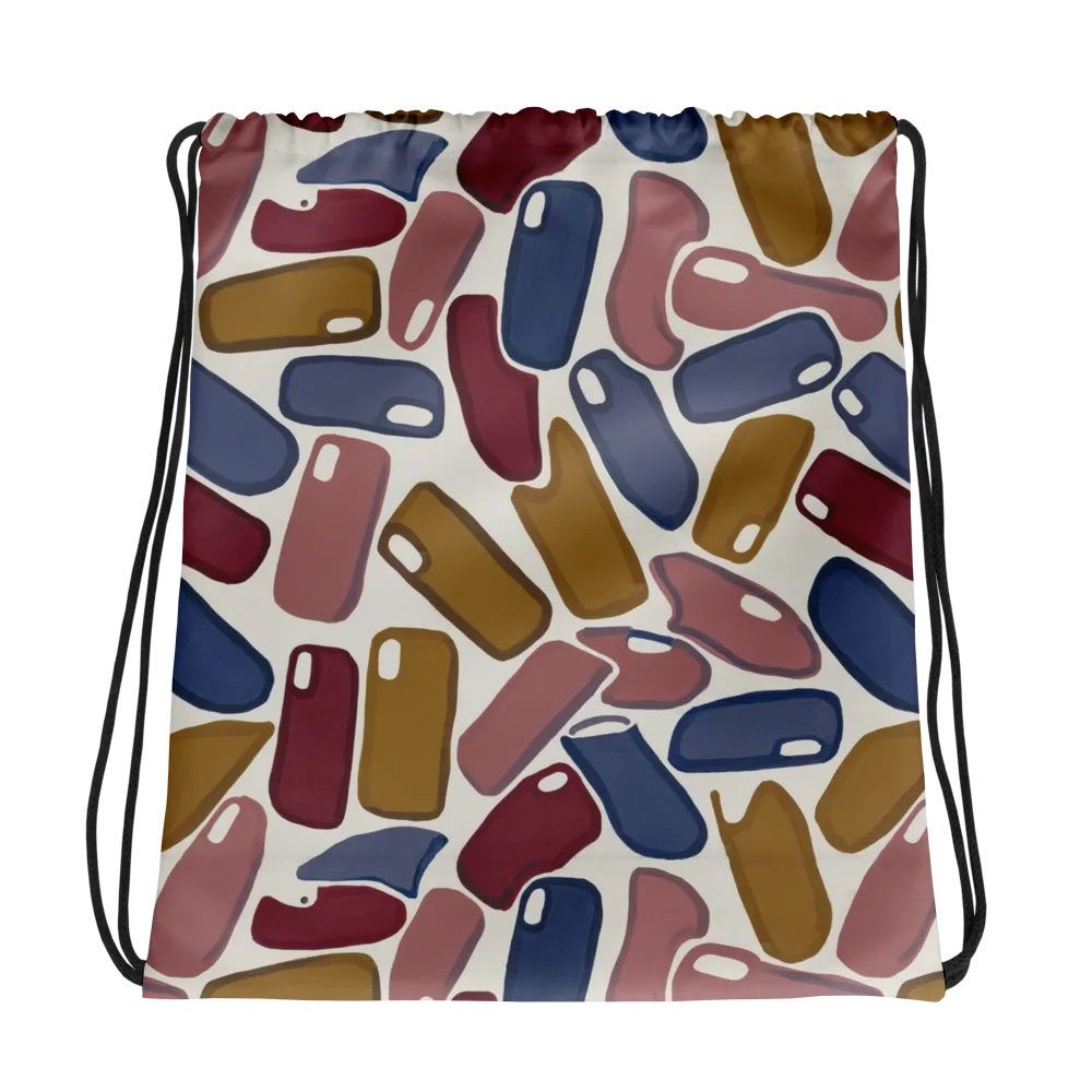 Chromatic Capsules on Drawstring Bag — Photo