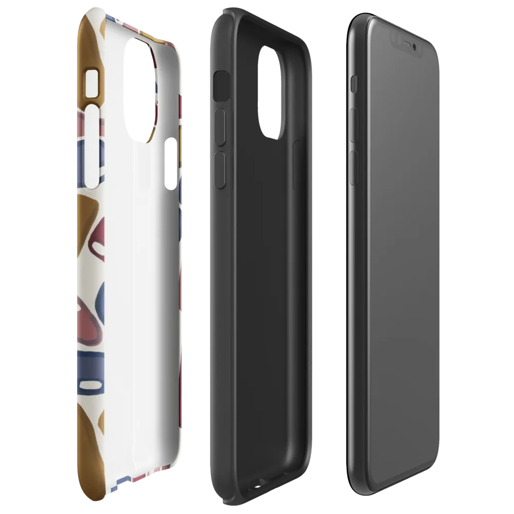 Chromatic Capsules on Tough Case for iPhone® — Right