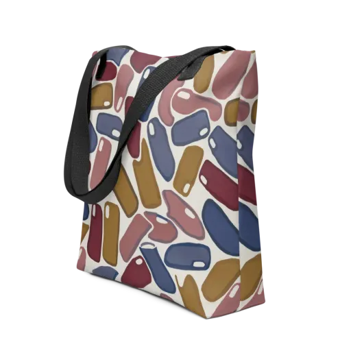 Chromatic Capsules on a Tote Bag