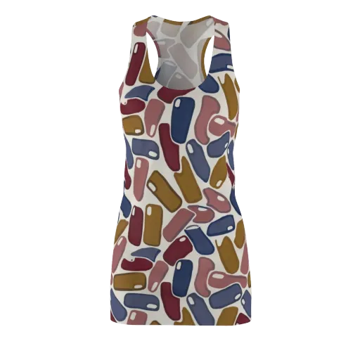 Chromatic Capsules on a Racerback Dress