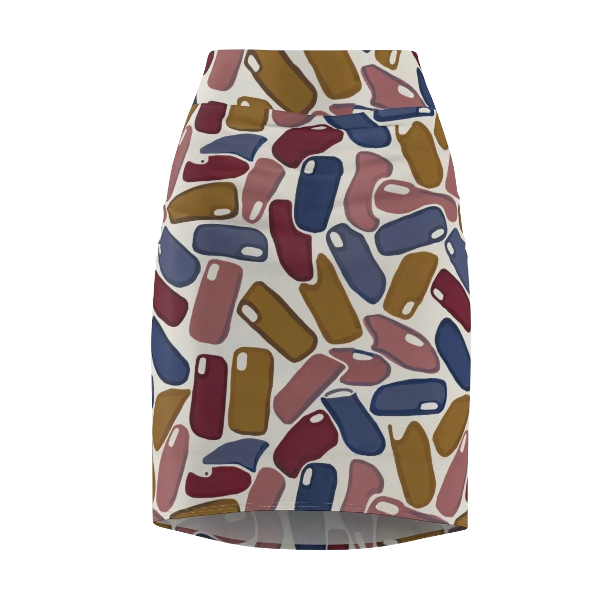 Chromatic Capsules on Pencil Skirt — Front